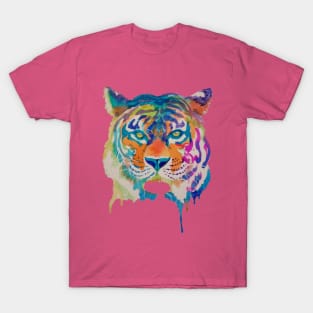 Dripping Paint Tiger T-Shirt